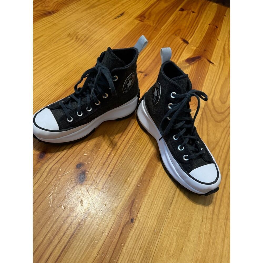 🔥 Converse Chuck Taylor All Star Run Star Hike High Black Ice SIZE M 5 W 6.5